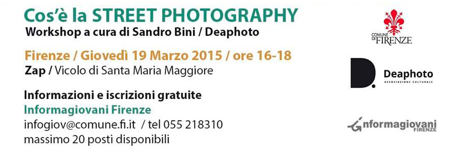 Workshop ”Cos’è la Street Photography”