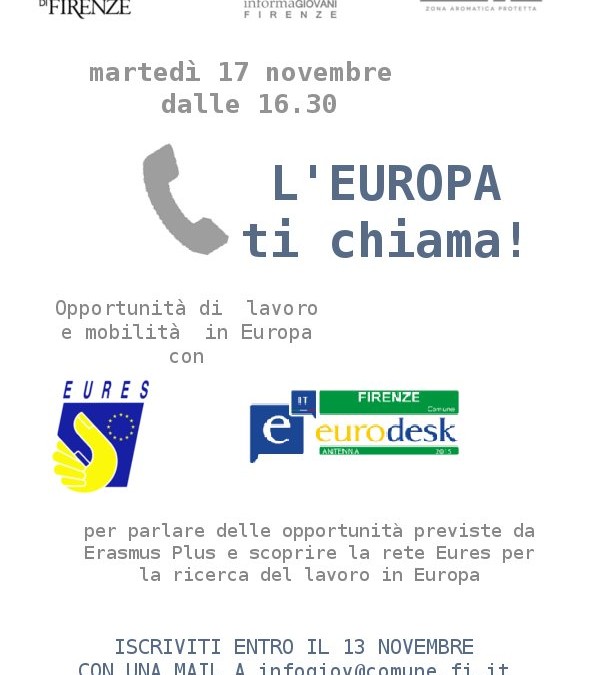 L’Europa ti chiama!