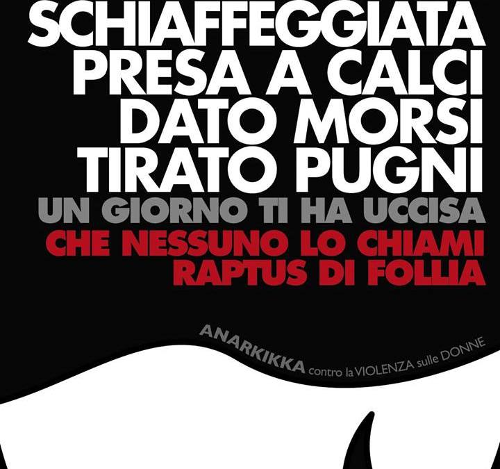 Anarkikka in mostra nell’orto di Zap per il 25 novembre