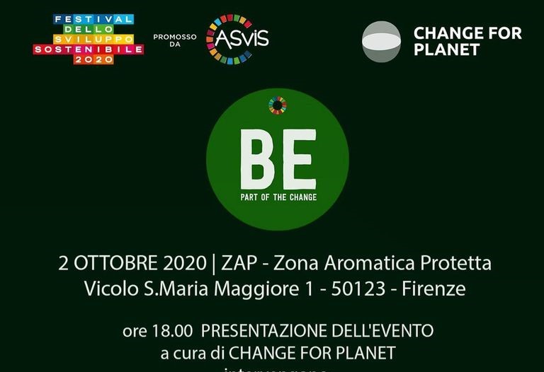 Venerdì 2 ottobre presentazione di “Be part of the change”