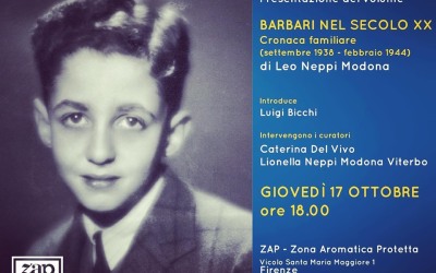 presentazione BARBARI NEL SECOLO XX Cronaca Familiare (settembre 1938 – febbraio 1944)