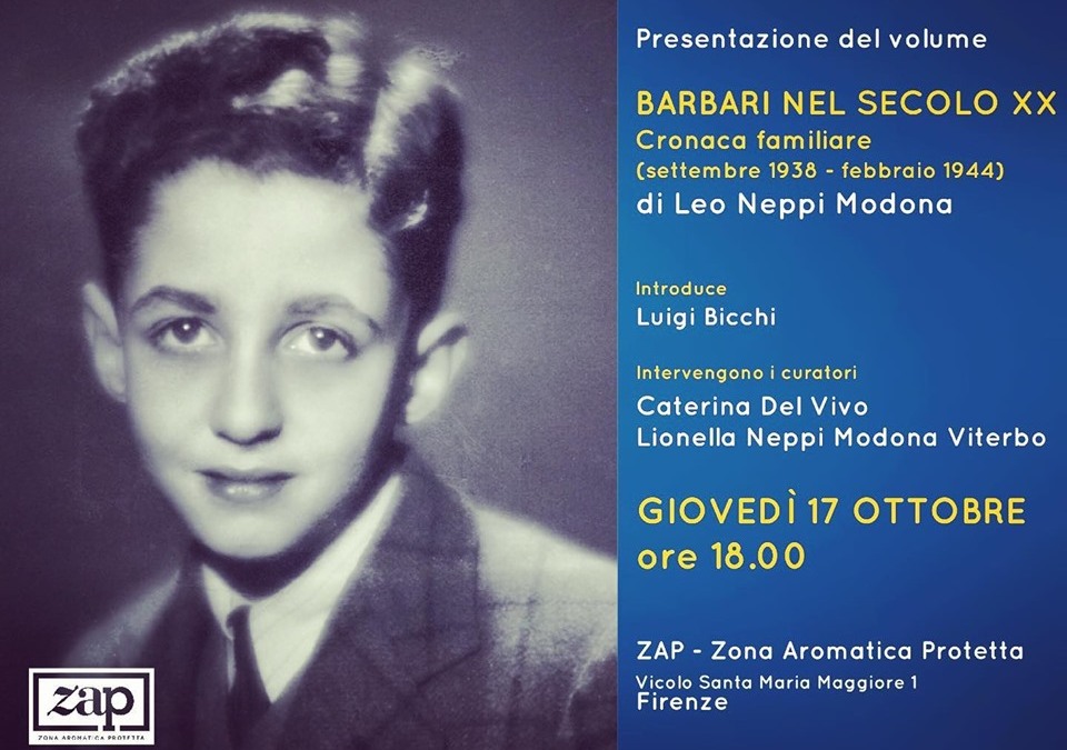 presentazione BARBARI NEL SECOLO XX Cronaca Familiare (settembre 1938 – febbraio 1944)
