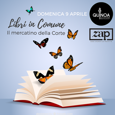 Libri in Comune, il mercatino nella corte